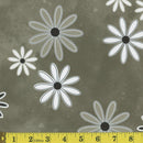 MOOK DTY NFD Denim Daisies 60" - 145175 Desert Taupe - Dress & Apparel Fabric