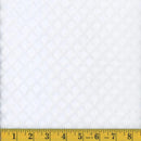 MOOK Fleece Flannel Diamond Clip - 134609 White - Fleece Flannel Fabric