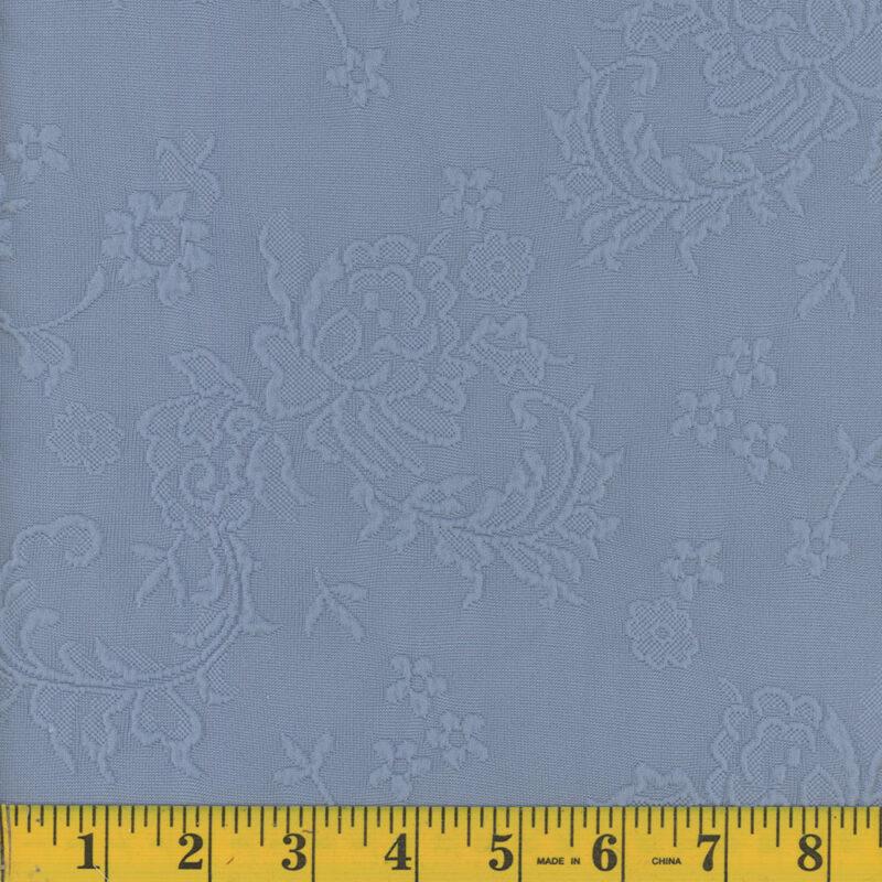 MOOK Jaquard Knit - 129817 Dusty Blue - Dress & Apparel Fabric