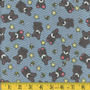 MOOK Little Bearkins - 141899 Denim - Cotton Flannel Fabric