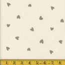 MOOK Rib Knit Heart - JY6298-HEART - Dress & Apparel Fabric