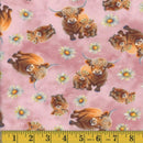 MOOK Stretch Minky Wooly Wanderer - 141250 Pink - Fleece Flannel Fabric
