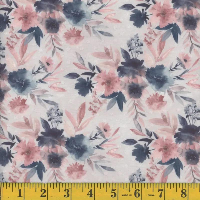 MOOK Swiss Dot NFD Camellia - 133411 Rose - Dress & Apparel Fabric