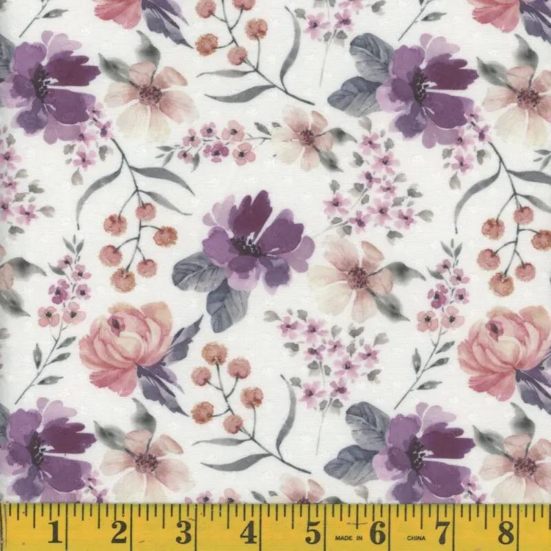 MOOK Swiss Dot NFD Lucy - 133414 Grape - Dress & Apparel Fabric