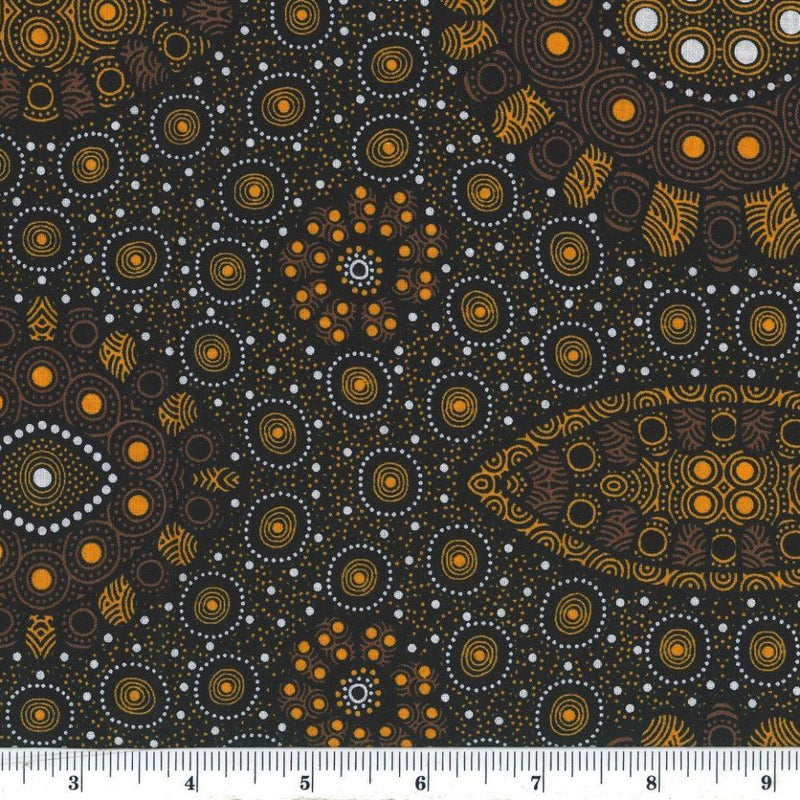 MS Alura Seed Dreaming - ASD2G Gold - Cotton Fabric