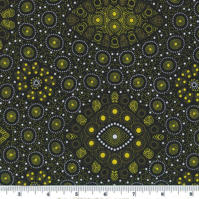 MS Alura Seed Dreaming - ASD2L Lemon - Cotton Fabric