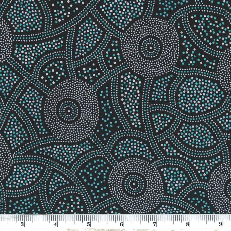 MS Kangaroo Dreaming - KDE Emerald - Cotton Fabric