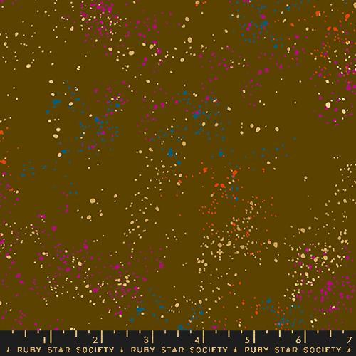 Moda Speckled - RS5027-133M Cocoa - Cotton Metallic Fabric