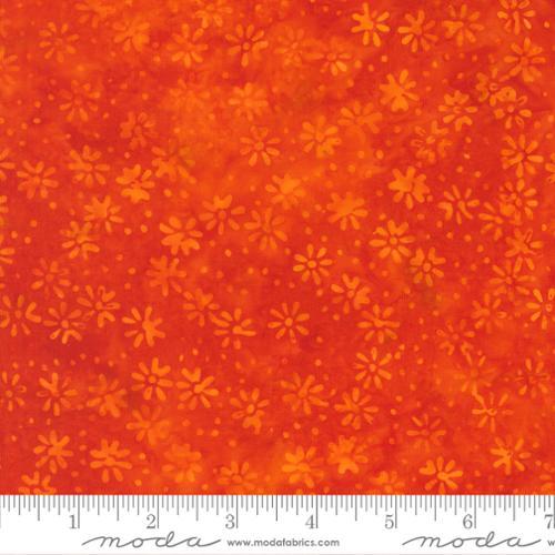 Moda Sunburst Batiks - 4370-13 Tangerine - Cotton Batik Fabric