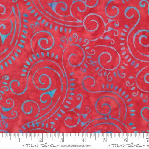 Moda Sunburst Batiks - 4370-16 Raspberry - Cotton Batik Fabric