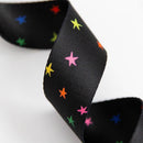 Moda Webbing Starry Vivid Black - SSCWEB-31