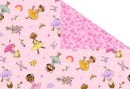 NCI Ballerina and Hearts Double Faced Quilted - 18664-AAQ Pink - Polyester Fabric