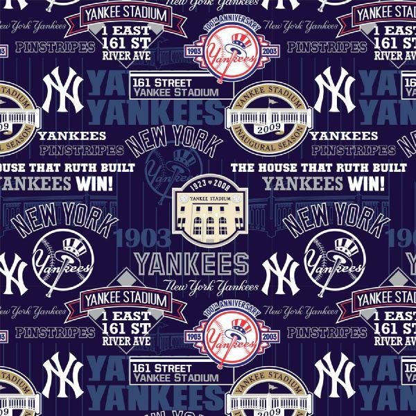NCI MLB New York Yankees 60252-B - Cotton Fabric