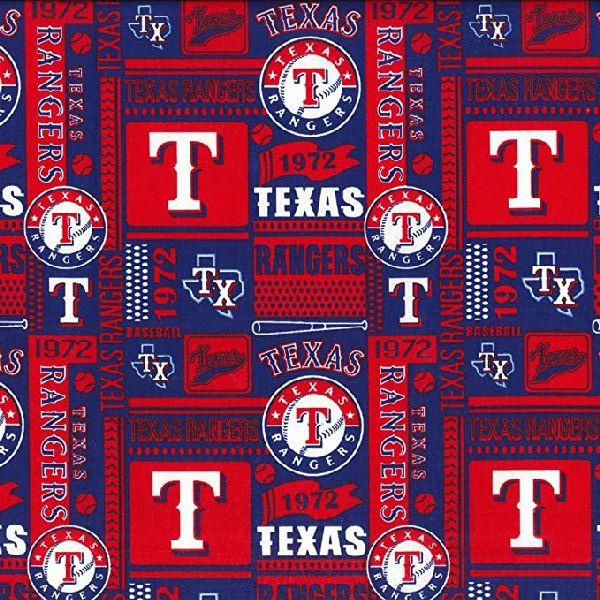 NCI MLB Texas Rangers 60314-BK - Cotton Fabric