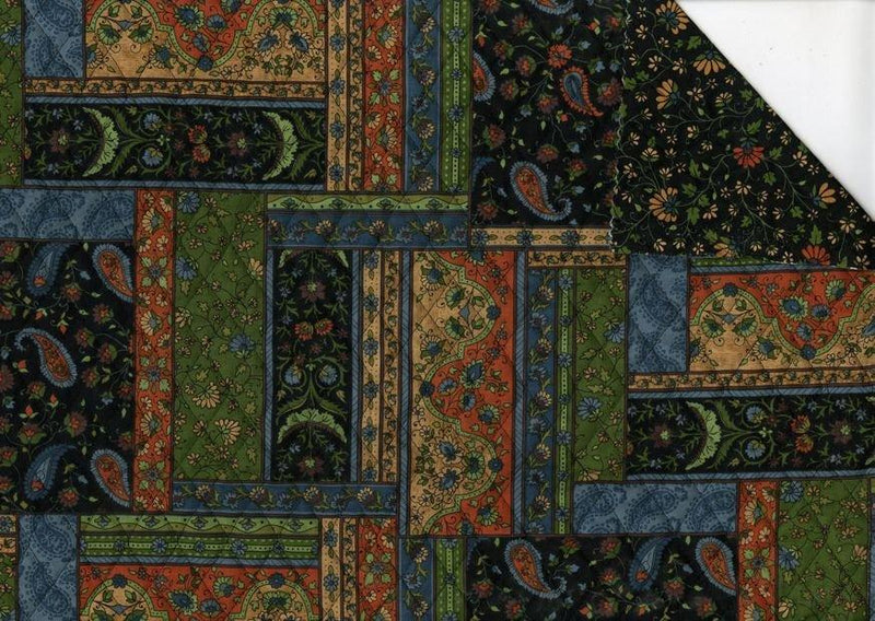 NCI Mosaic Mist Double Faced Quilted - 8747172 Black/Brown - Polyester Fabric