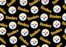 NCI NFL Pittsburgh Steelers Fleece - 70683-D Black - Polyester Fleece