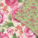 NCI Pink Peonies Double Faced Quilted - 20337481 Pink - Polyester Fabric