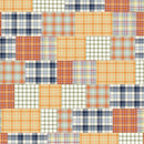 NCI Pumpkin Patch Keeper Patchwork Plaid - 49250104-01 - Cotton Fabric
