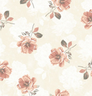 NCI Rosalind Grey Camellia Stems - 50250201-01 - Cotton Fabric