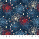 NCT American Heartland - 28732-49 Navy Multi - Cotton Fabric
