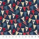 NCT American Heartland - 28733-49 Navy Multi - Cotton Fabric