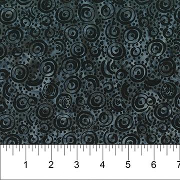 NCT Banyan Classics Batiks - 81203-99 Onyx - Cotton Fabric