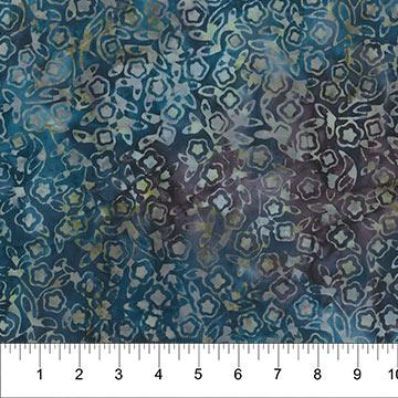 NCT Batik Wide Backing 108" - B80922-46 Pearl Blue - Cotton Fabric