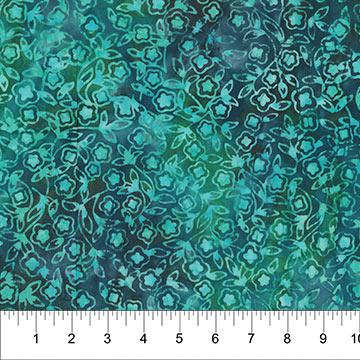 NCT Batik Wide Backing 108" - B80922-64 Dark Teal - Cotton Fabric