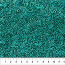 NCT Batik Wide Backing 108" - B81800-63 Teal - Cotton Batik Fabric
