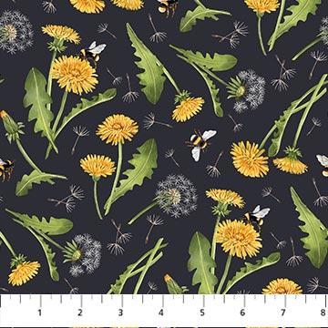 NCT Beecroft - 26672-97 Charcoal Multi - Cotton Fabric