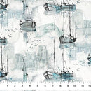 NCT City Harbor - DP27577-10 White Multi - Cotton Fabric