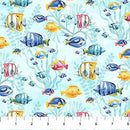 NCT Coastal Breeze - DP28562-62 Turquoise Multi - Cotton Fabric