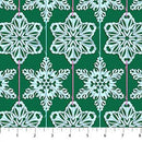 NCT Cozy Christmas - AMT162-74L Mint - Cotton Fabric