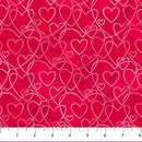 NCT Forever Love - DP28674-24 Red - Cotton Fabric