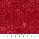 NCT Hexies - 81700-25 Dark Red - Cotton Batik Fabric