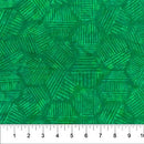 NCT Hexies - 81700-69 Emerald - Cotton Batik Fabric