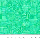 NCT Hexies - 81700-71 Aqua - Cotton Batik Fabric