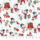 NCT Holly Jolly - 28813-10 White Multi - Cotton Fabric