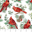 NCT Home For Christmas - DP28925-10 White Multi - Cotton Fabric
