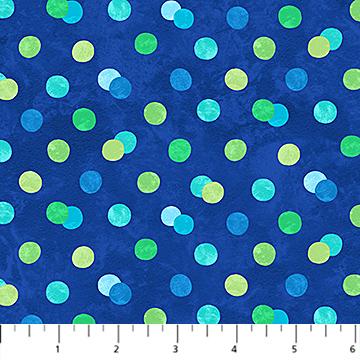 NCT Hugs & Kisses Flannel - F28000-46 Blue Multi - Cotton Flannel Fabric
