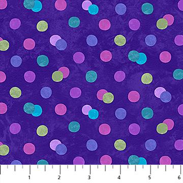 NCT Hugs & Kisses Flannel - F28000-86 Purple Multi - Cotton Flannel Fabric