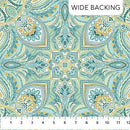 NCT Mariposa 108" - B28509-64 Teal Multi - Cotton Fabric