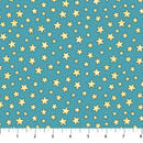 NCT Night Owl Flannel - F10353-62 Teal - Cotton Flannel Fabric