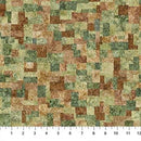 NCT Organics - Stonehenge - DP29308-76 Dark Green Multi - Cotton Fabric