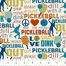 NCT Pickleball - 27534-11 Cream Multi - Cotton Fabric