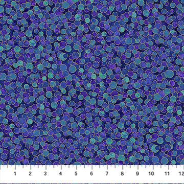 NCT Shimmer Basics - 27895M-44 Deep Sea - Cotton Metallic Fabric
