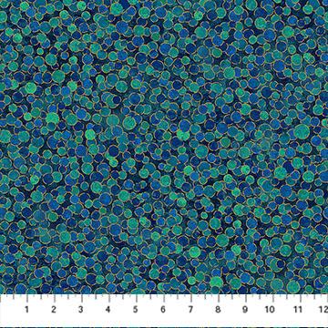 NCT Shimmer Basics - 27895M-66 Lagoon - Cotton Metallic Fabric