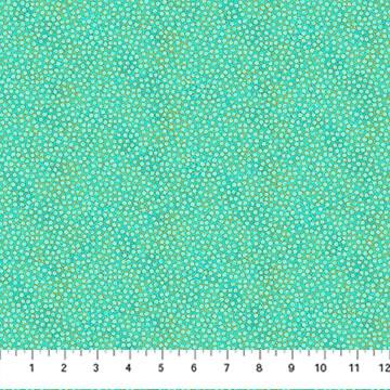 NCT Shimmer Basics - 27898M-66 Lagoon - Cotton Metallic Fabric