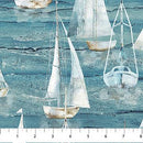 NCT Smooth Sailing - DP28908-44 MD Blue Multi - Cotton Fabric