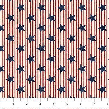 NCT Stars & Stripes 13 -  27884-49 Navy Multi - Cotton Fabric